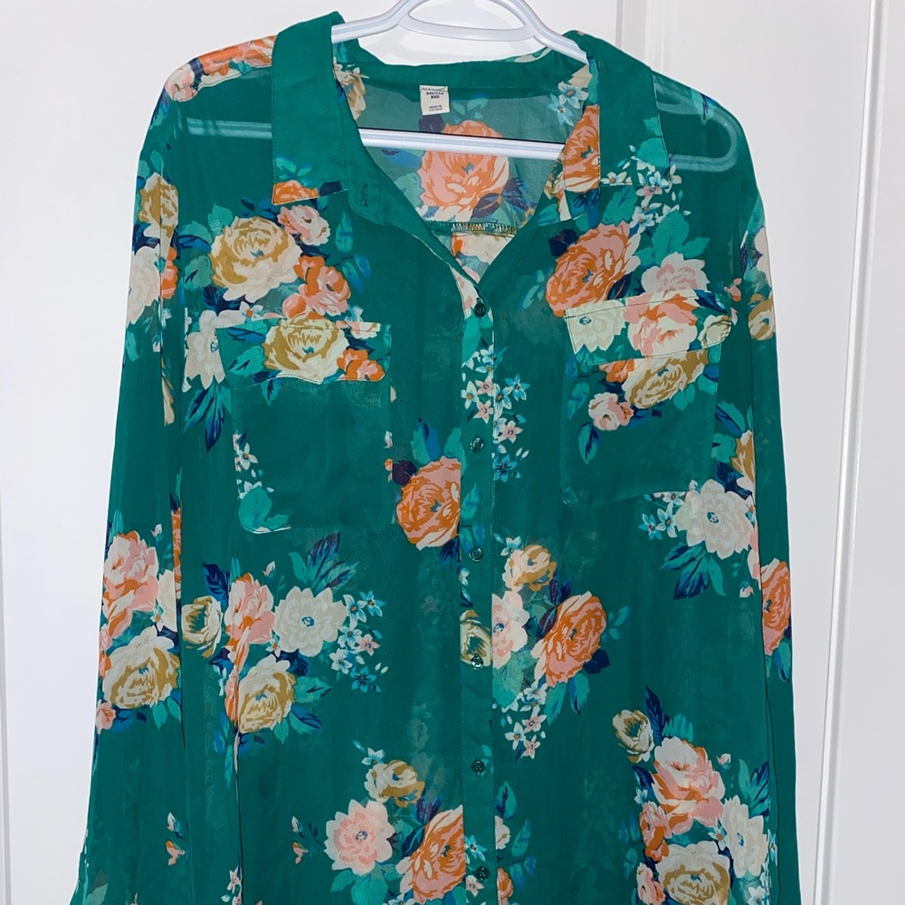 Old Navy | Floral Blouse | XXL